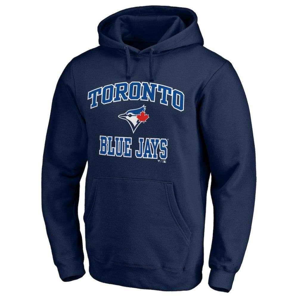 Navy Toronto Blue Jays Fanatics MTO Label Heart & Soul Pullover Hoodie