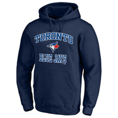Navy Toronto Blue Jays Fanatics MTO Label Heart & Soul Pullover Hoodie