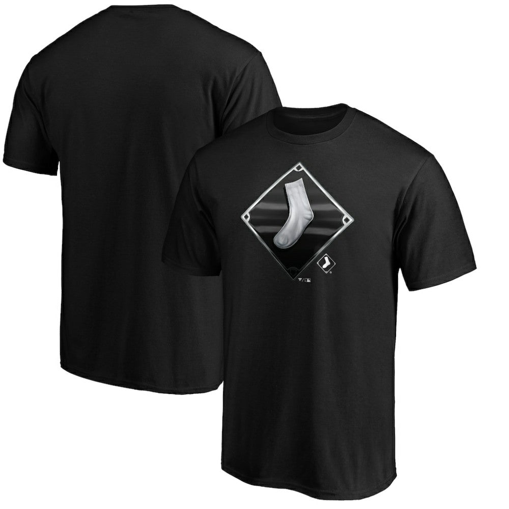 Black Chicago White Sox Midnight Mascot T-Shirt