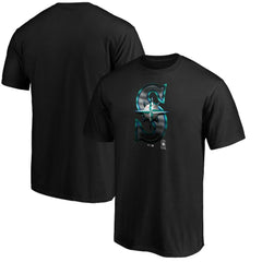 Black Seattle Mariners Midnight Mascot T-Shirt