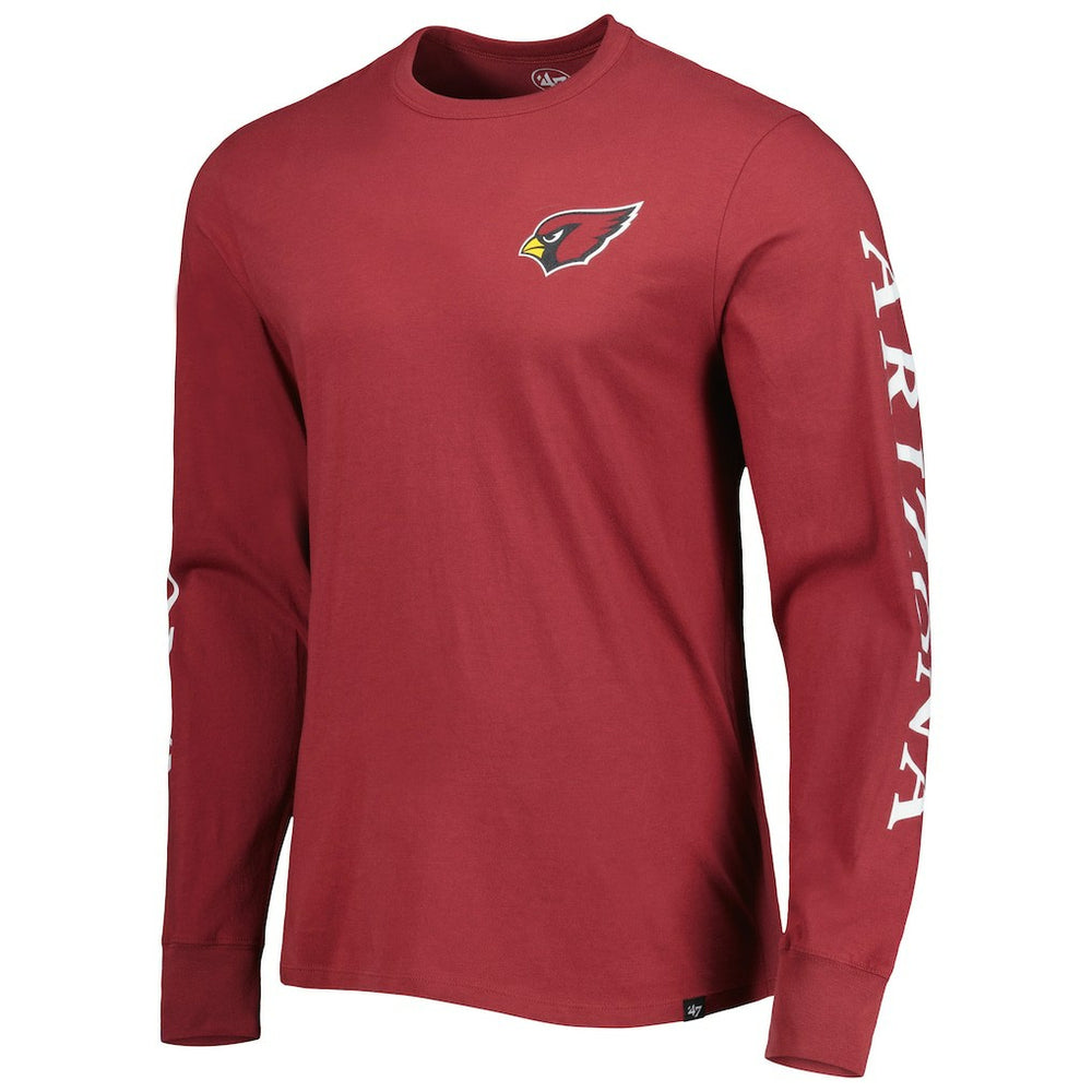 '47 Triple Threat Franklin Long Sleeve T-Shirt - Arizona Cardinals T-shirts