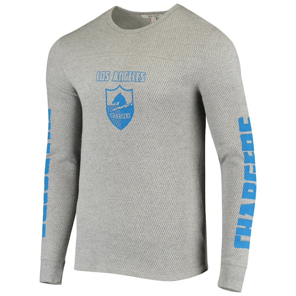 Junk Food Heavyweight Thermal Long Sleeve T-Shirt - Los Angeles Chargers T-shirts