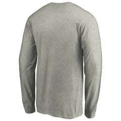 Heather Gray Kansas City Royals Official Team Logo Long Sleeve T-Shirt