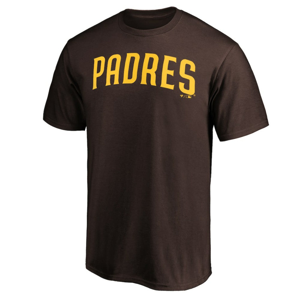 Brown San Diego Padres Official Wordmark T-Shirt