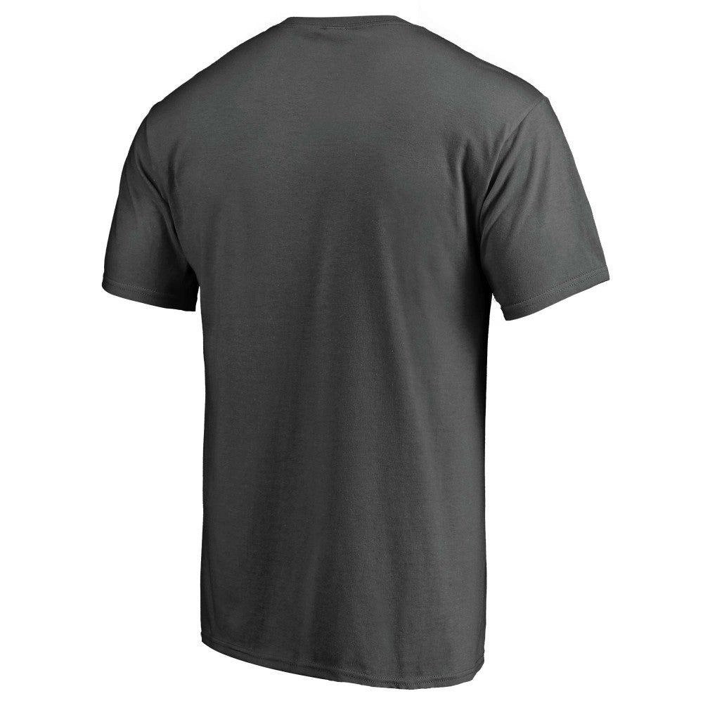 Charcoal Miami Marlins Iconic Primary Pill T-Shirt