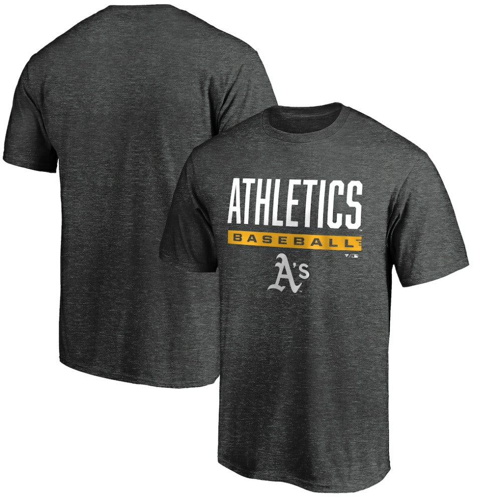 Charcoal Athletics Win Stripe Logo T-Shirt II