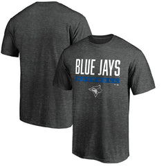 Charcoal Toronto Blue Jays Win Stripe Logo T-Shirt