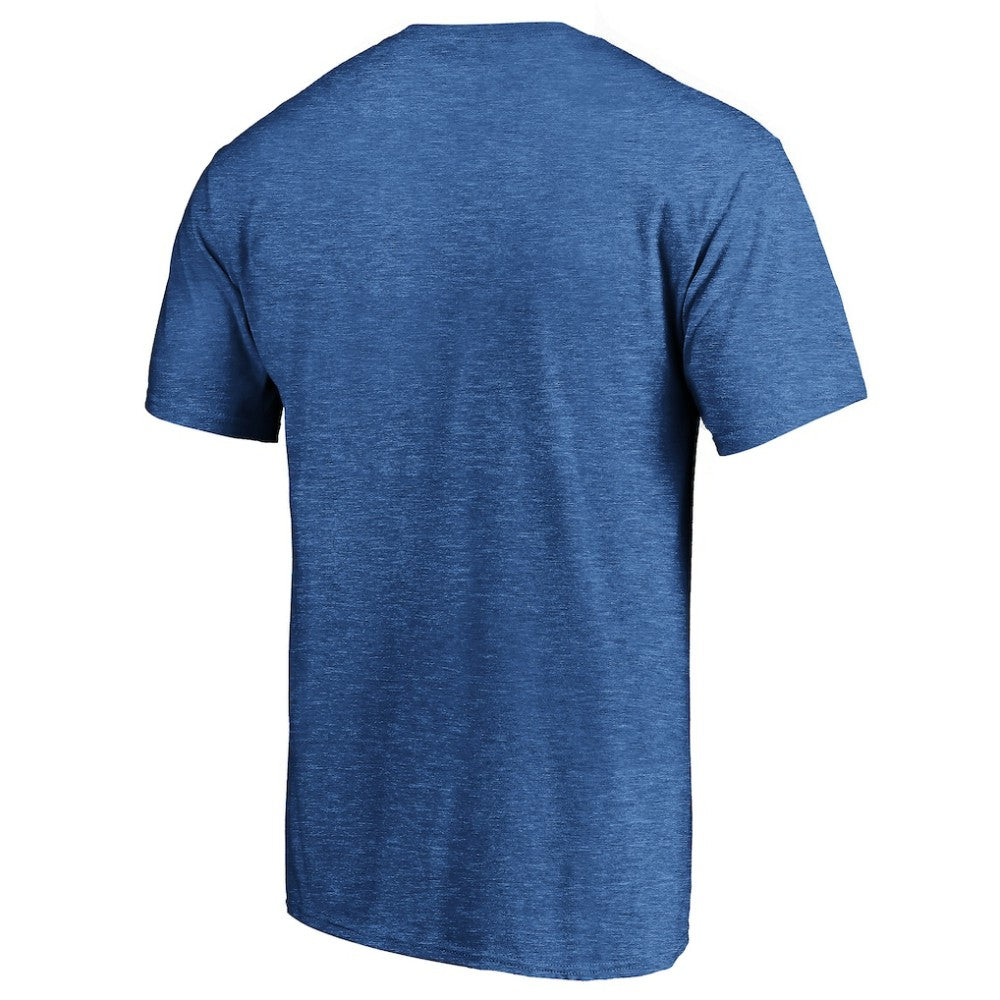 Royal Texas Rangers Cooperstown Collection True Classics Throwback Logo Tri-Blend T-Shirt