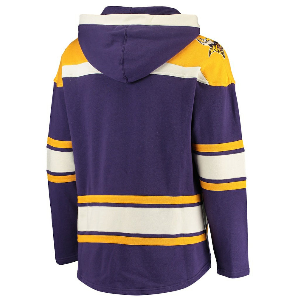 '47 Lacer V-Neck Pullover Hoodie - Minnesota Vikings Hoodies
