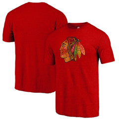 NHL Chicago Blackhawks Distressed Tri-Blend T-Shirt