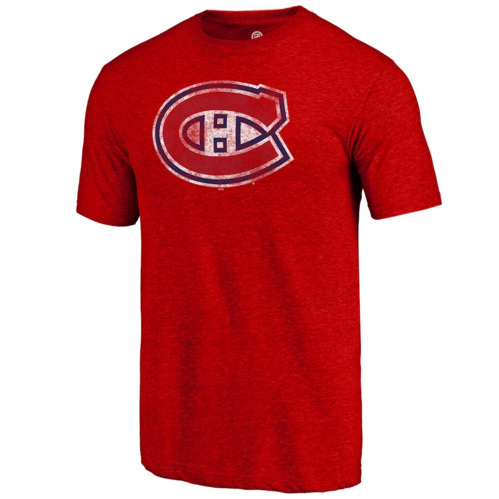 NHL Montreal Canadiens Distressed Tri-Blend T-Shirt