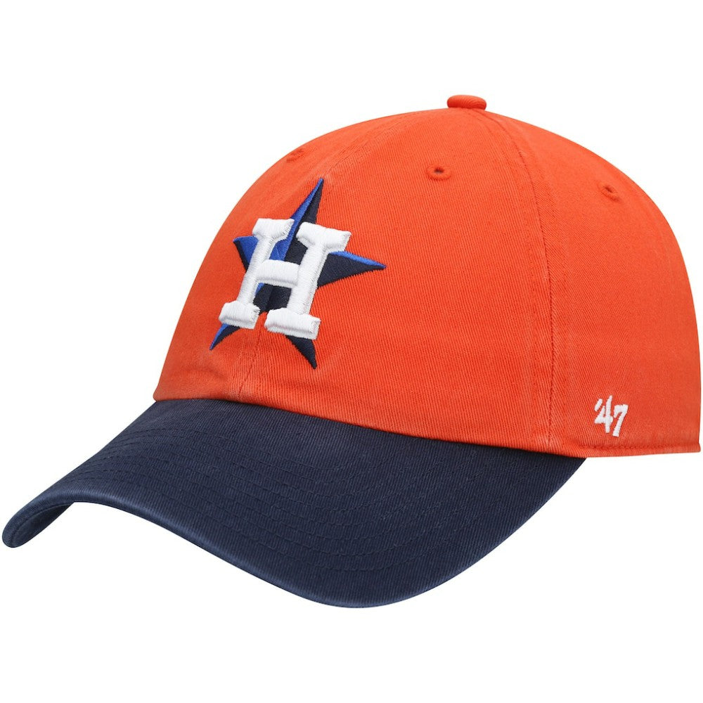 Orange Houston Astros '47 Clean Up Adjustable Hat