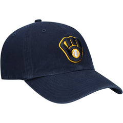 Navy Milwaukee Brewers '47 Clean Up Adjustable Hat