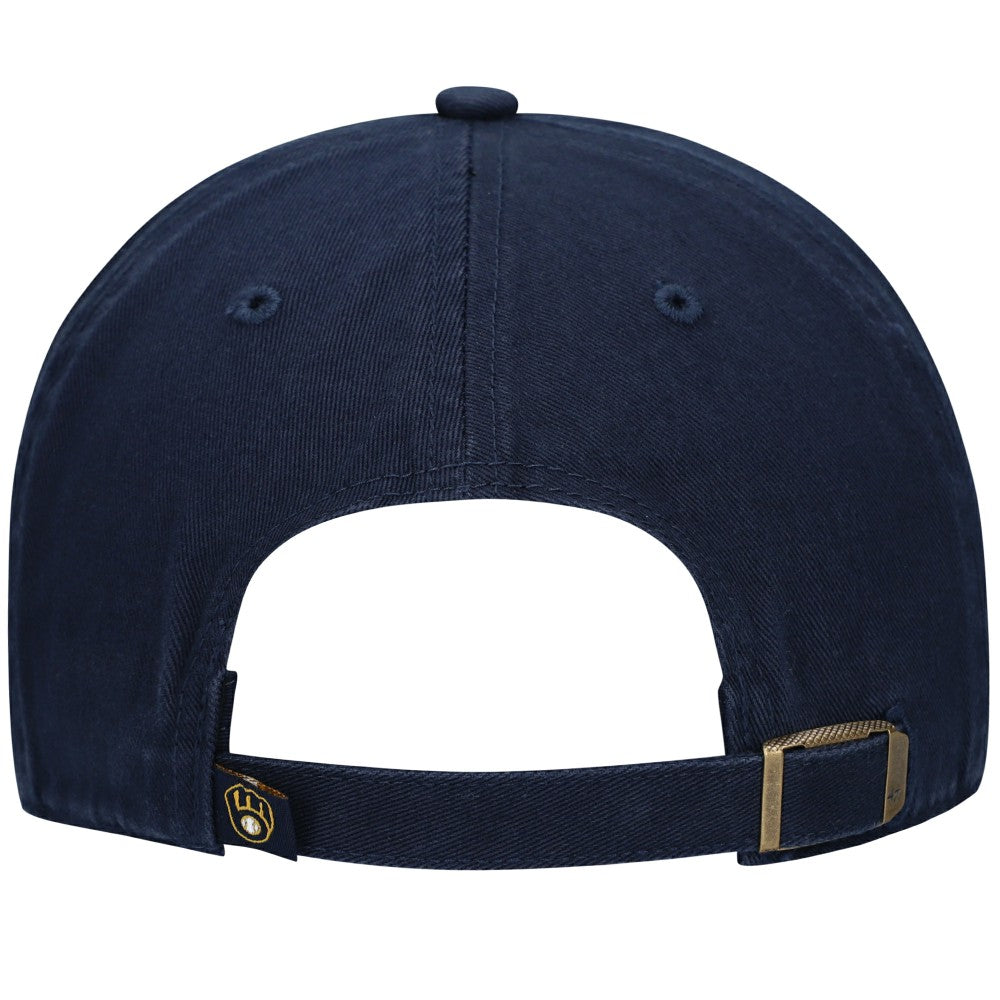 Navy Milwaukee Brewers '47 Clean Up Adjustable Hat