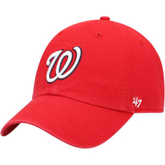 Red Washington Nationals '47 Clean Up Adjustable Hat