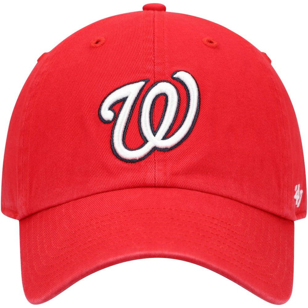 Red Washington Nationals '47 Clean Up Adjustable Hat