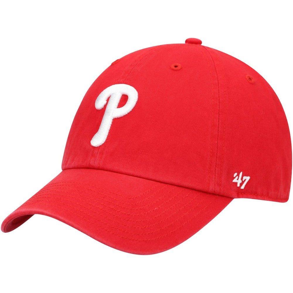 Red Philadelphia Phillies '47 Clean Up Adjustable Hat