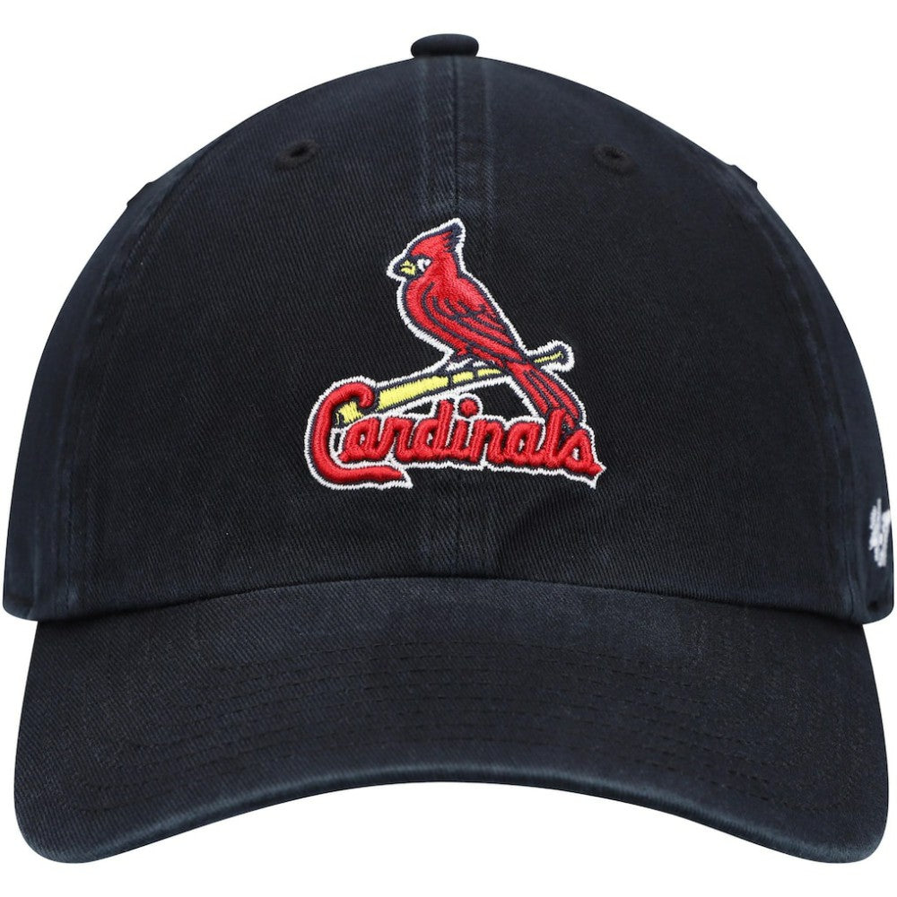Black St. Louis Cardinals '47 Clean Up Adjustable Hat