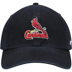 Black St. Louis Cardinals '47 Clean Up Adjustable Hat