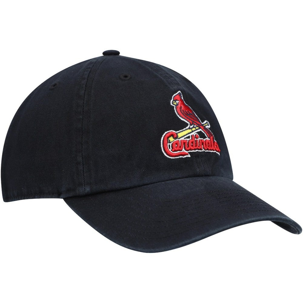 Black St. Louis Cardinals '47 Clean Up Adjustable Hat