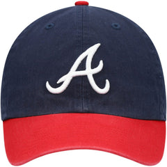 Navy Atlanta Braves '47 Clean Up Adjustable Hat