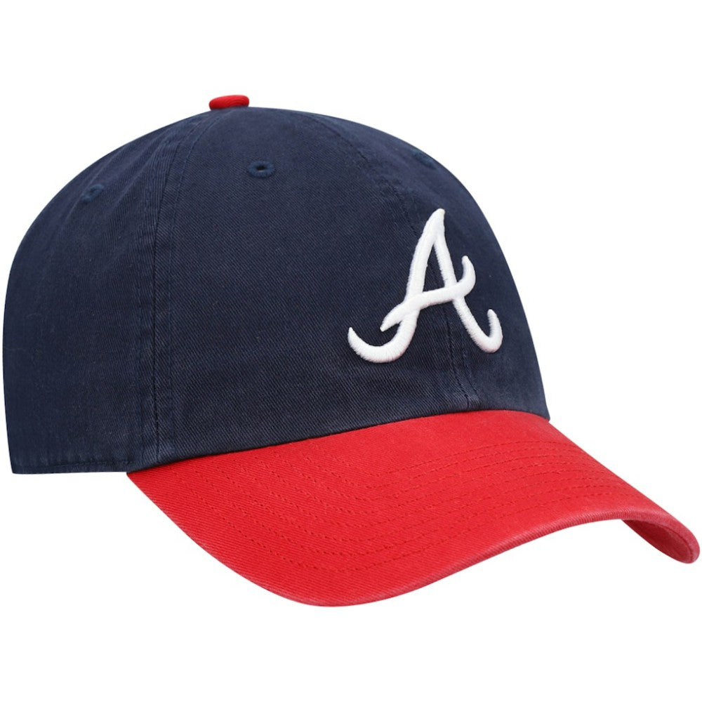 Navy Atlanta Braves '47 Clean Up Adjustable Hat