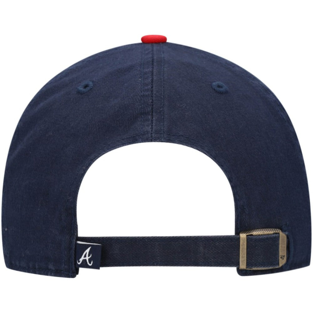 Navy Atlanta Braves '47 Clean Up Adjustable Hat