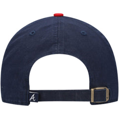 Navy Atlanta Braves '47 Clean Up Adjustable Hat