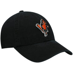 Black Baltimore Orioles '47 Logo Cooperstown Collection Clean Up Adjustable Hat