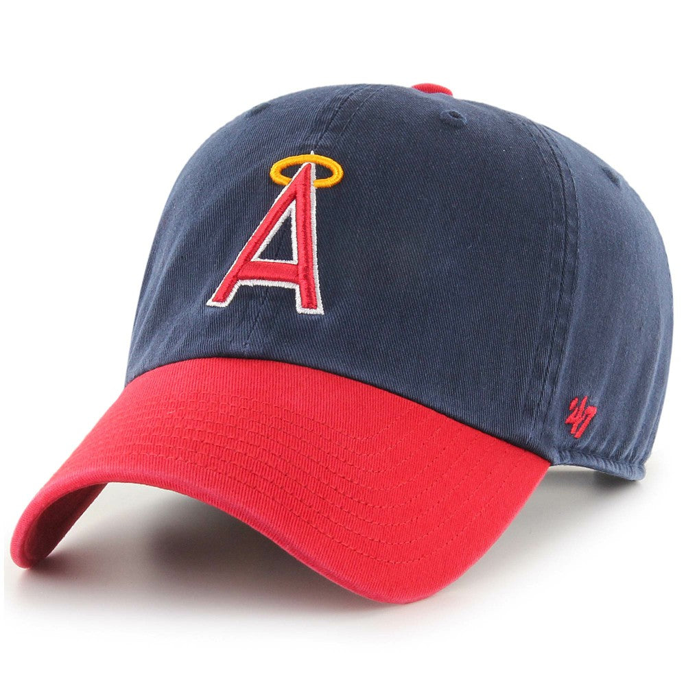 Navy California Angels '47 1997 Halo Logo Cooperstown Collection Clean Up Adjustable Hat
