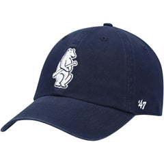 Navy Chicago Cubs '47 1914 Logo Cooperstown Collection Clean Up Adjustable Hat