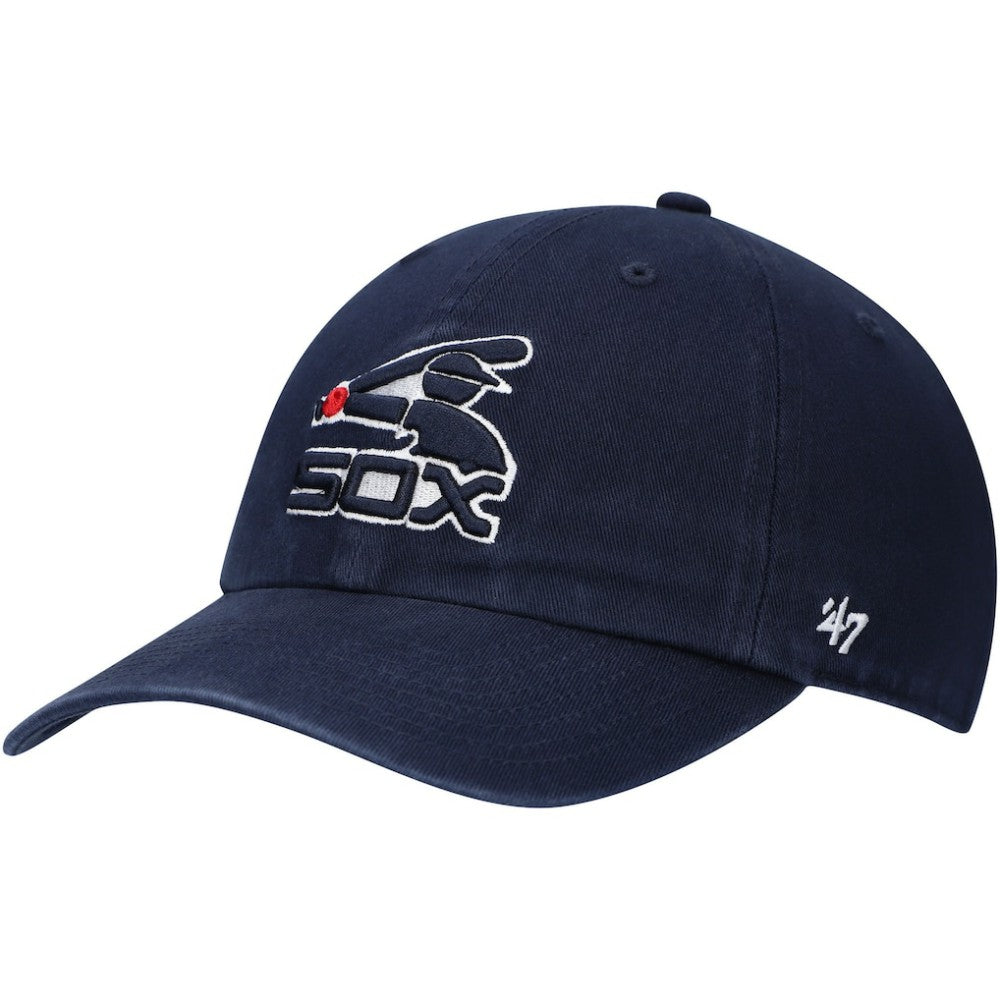 Navy Chicago White Sox '47 1983 Logo Cooperstown Collection Clean Up Adjustable Hat