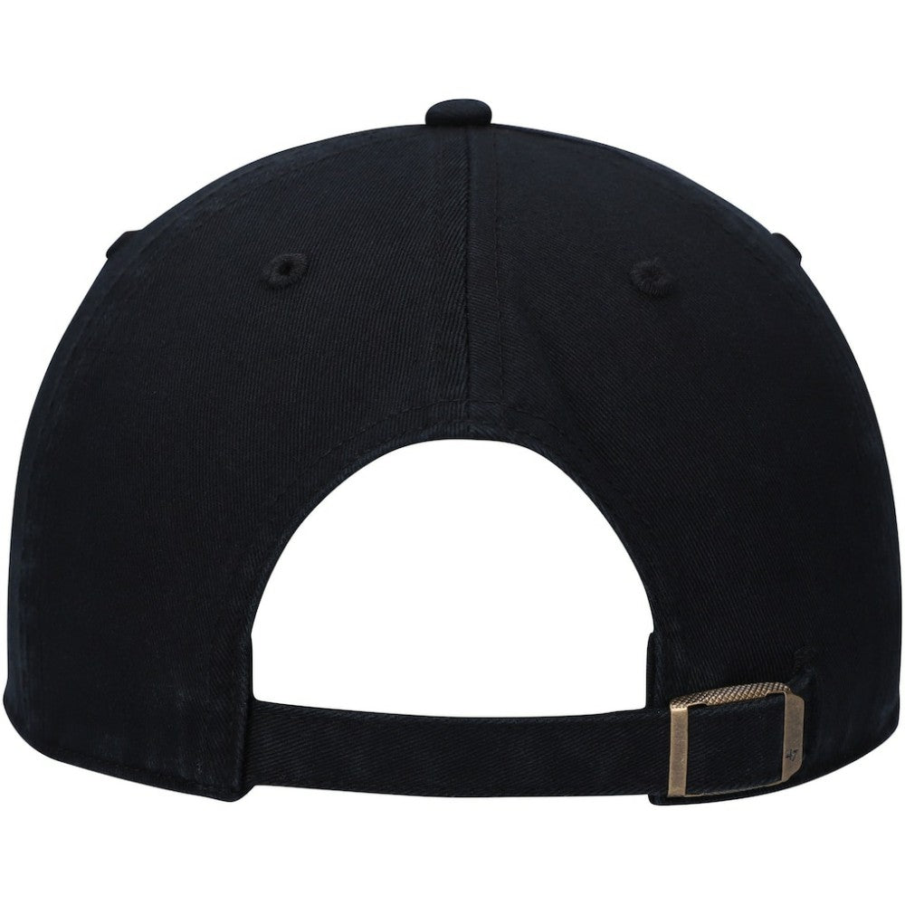 Black Pittsburgh Pirates '47 Logo Cooperstown Collection Clean Up Adjustable Hat