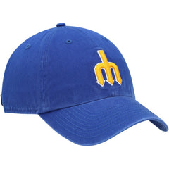 Royal Seattle Mariners '47 1977 Logo Cooperstown Collection Clean Up Adjustable Hat