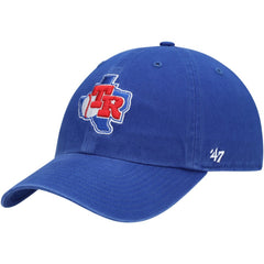 Royal Texas Rangers '47 Team Logo Cooperstown Collection Clean Up Adjustable Hat