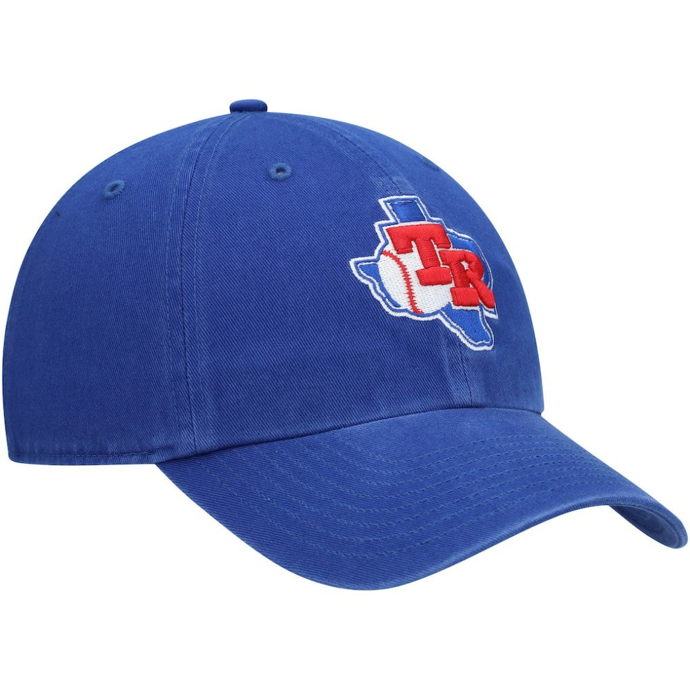Royal Texas Rangers '47 Team Logo Cooperstown Collection Clean Up Adjustable Hat