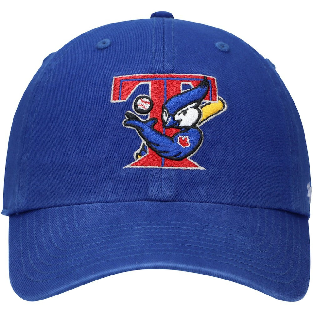 Royal Toronto Blue Jays '47 Team Logo Cooperstown Collection Clean Up Adjustable Hat