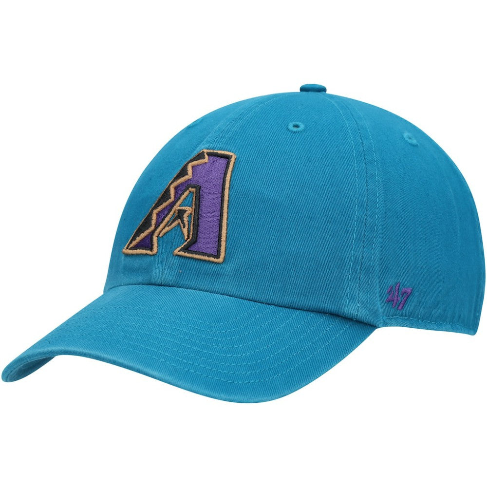 Teal Arizona Diamondbacks '47 Logo Cooperstown Collection Clean Up Adjustable Hat