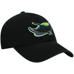 Black Tampa Bay Rays '47 2000 Logo Cooperstown Collection Clean Up Adjustable Hat