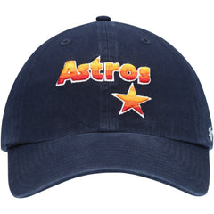 Navy Houston Astros '47 Logo Cooperstown Collection Clean Up Adjustable Hat