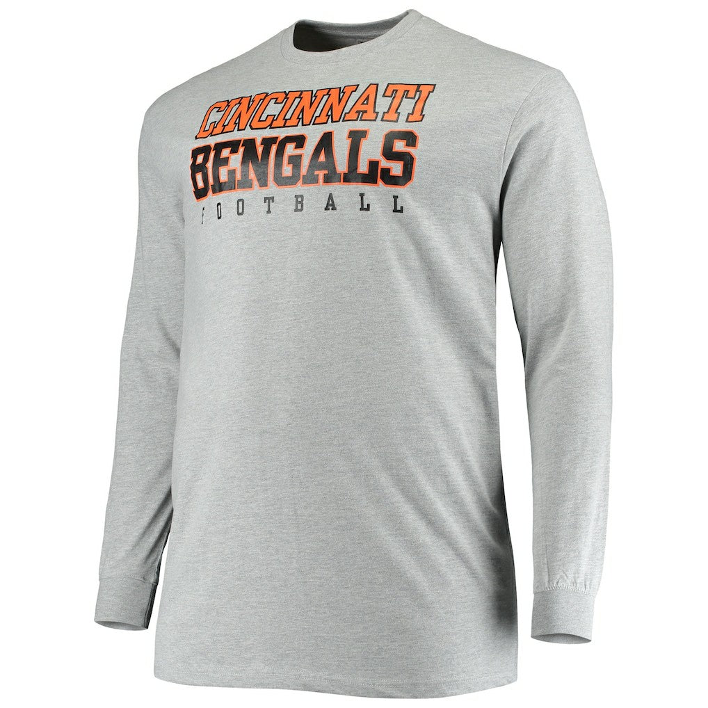 Big & Tall Practice Long Sleeve T-Shirt - Cincinnati Bengals T-shirts