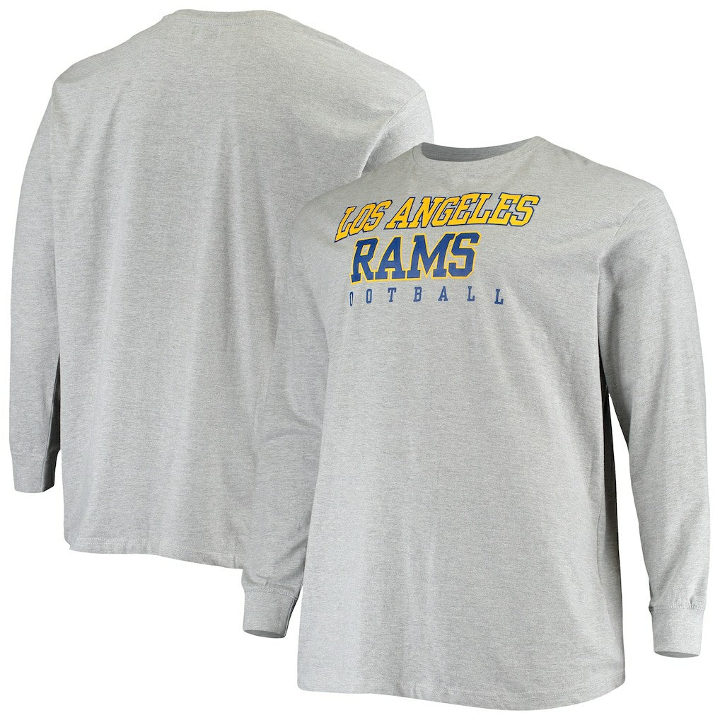Big & Tall Practice Long Sleeve T-Shirt - Los Angeles Rams T-shirts