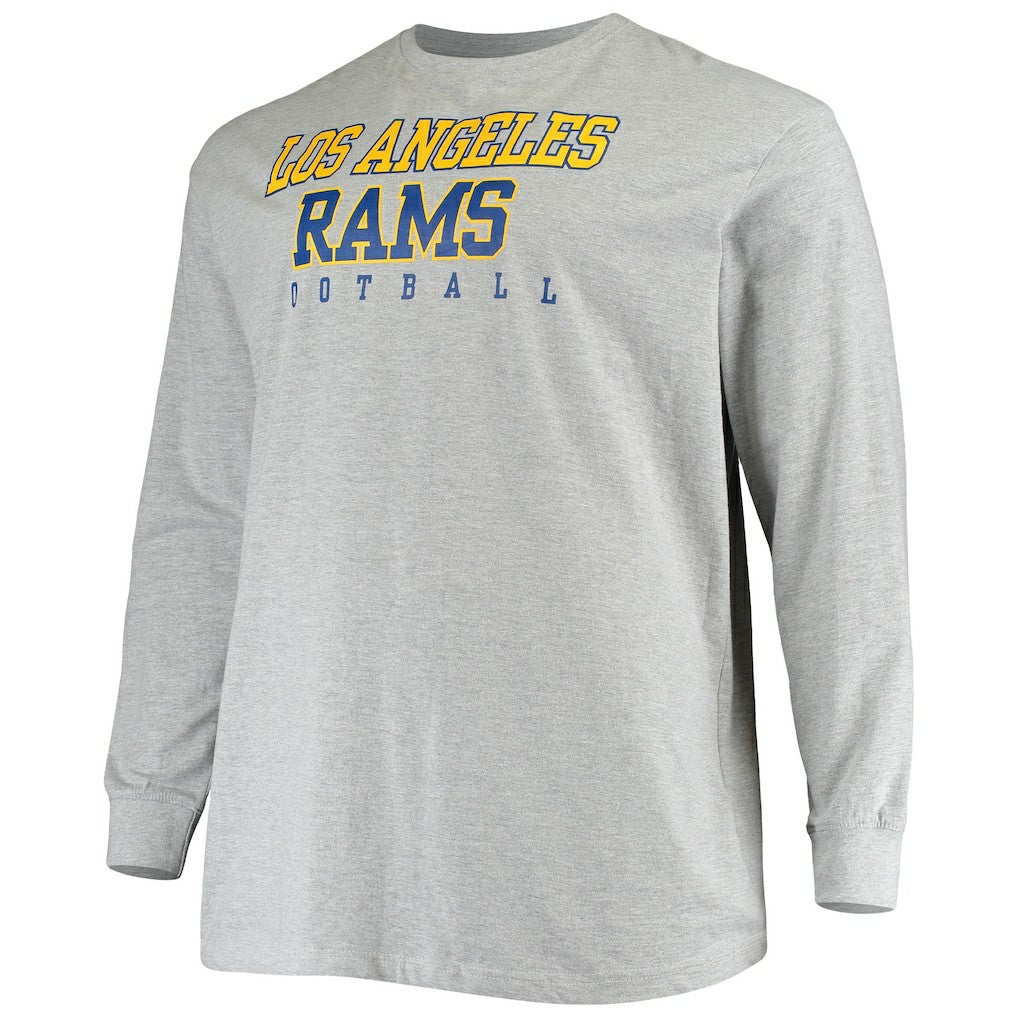Big & Tall Practice Long Sleeve T-Shirt - Los Angeles Rams T-shirts
