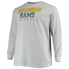 Big & Tall Practice Long Sleeve T-Shirt - Los Angeles Rams T-shirts