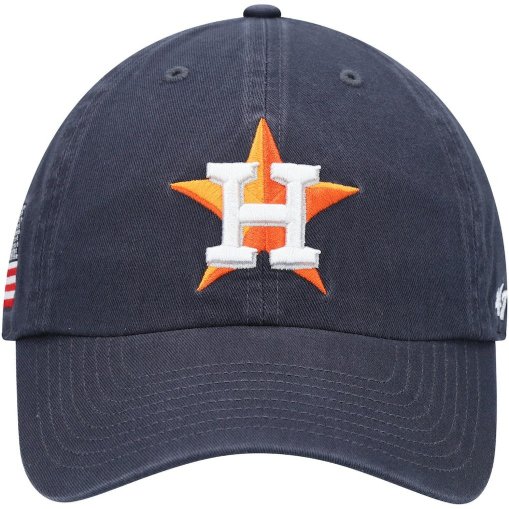 Navy Houston Astros '47 Heritage Clean Up Adjustable Hat