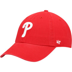Red Philadelphia Phillies '47 Heritage Clean Up Adjustable Hat