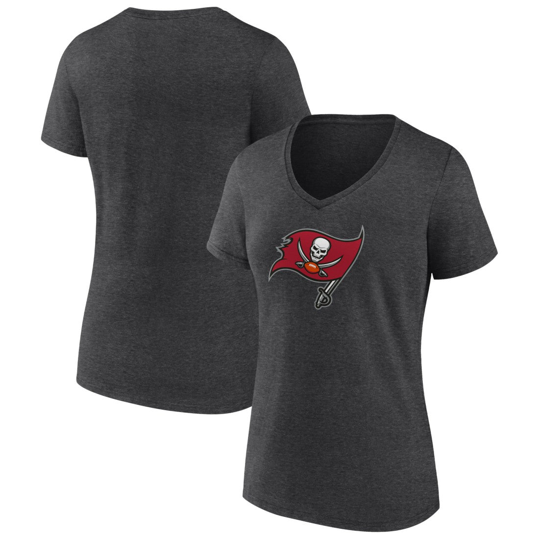 Women's Primary Team Logo V-Neck T-Shirt - Tampa Bay Buccaneers T-shirts