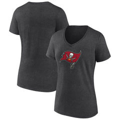 Women's Primary Team Logo V-Neck T-Shirt - Tampa Bay Buccaneers T-shirts