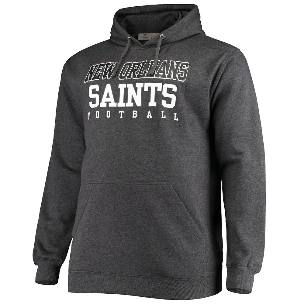 Big & Tall Practice Pullover Hoodie - New Orleans Saints Hoodies