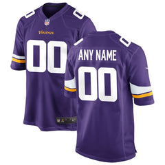 Custom Game Jersey - Minnesota Vikings Jerseys
